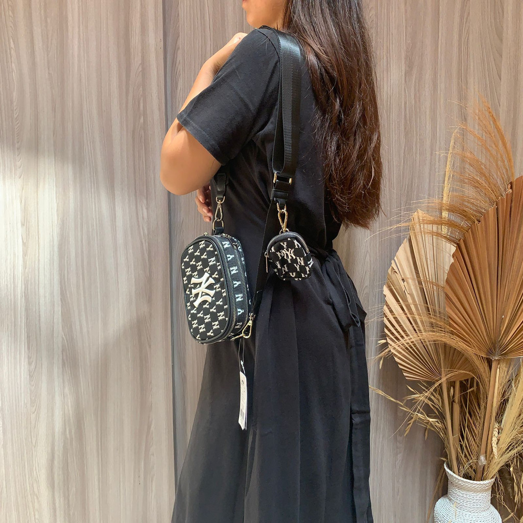 LUXY LX2349 TAS SELEMPANG WANITA MONOGRAM CROSSBAG NEW YORK FREE PAPERBAG + BOX KUALITAS VIP PLATINUM 1:1