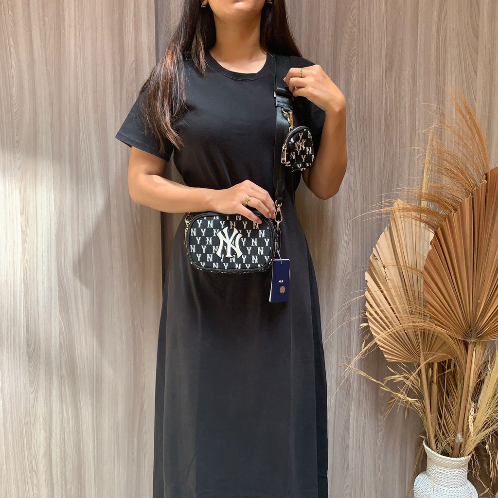 LUXY LX2349 TAS SELEMPANG WANITA MONOGRAM CROSSBAG NEW YORK FREE PAPERBAG + BOX KUALITAS VIP PLATINUM 1:1