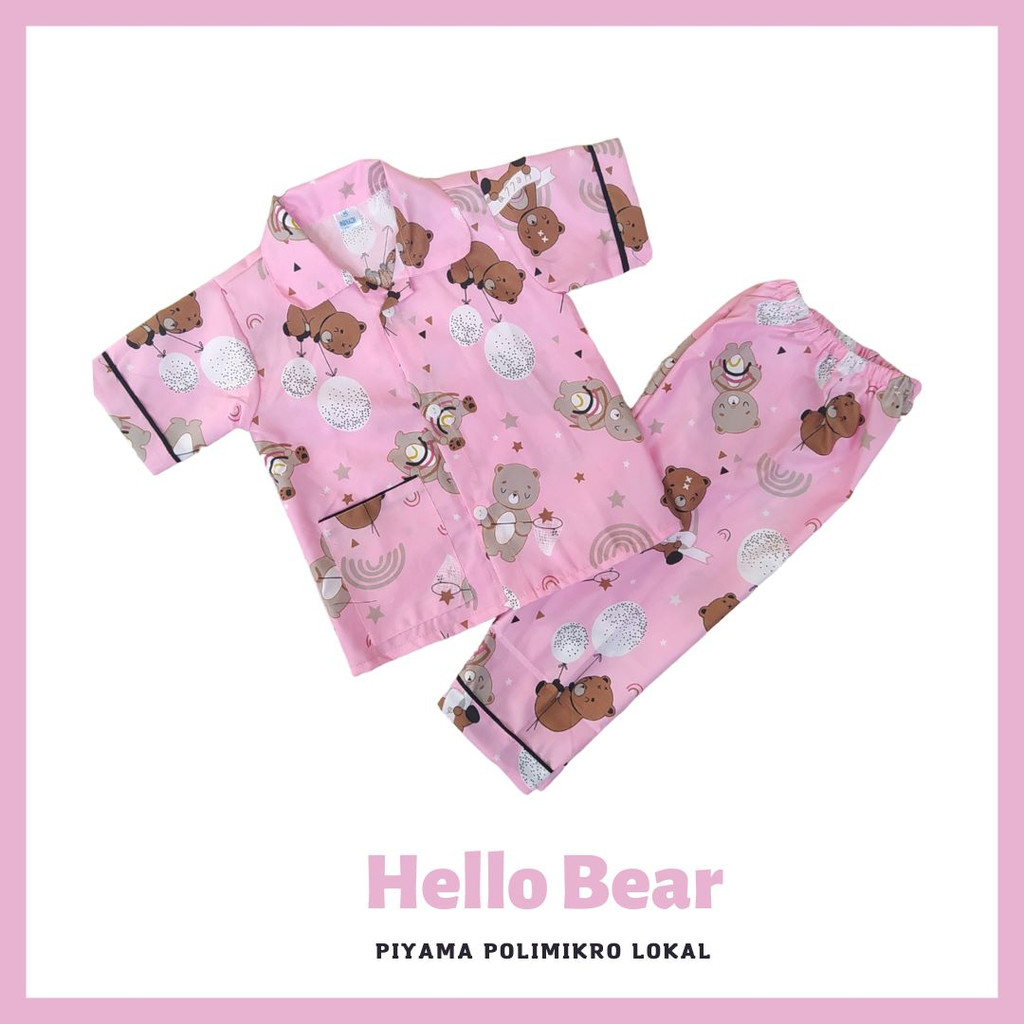 Piyama Karakter Polymikro Tanggung murah meriah Laki-laki usia 5 - 10Tahun