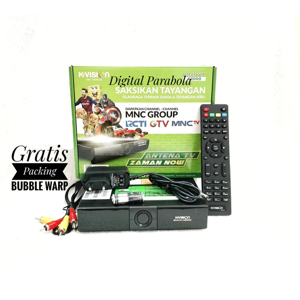 Digital Receiver Kvision Bromo C2000 Hybrid Cband Kuband