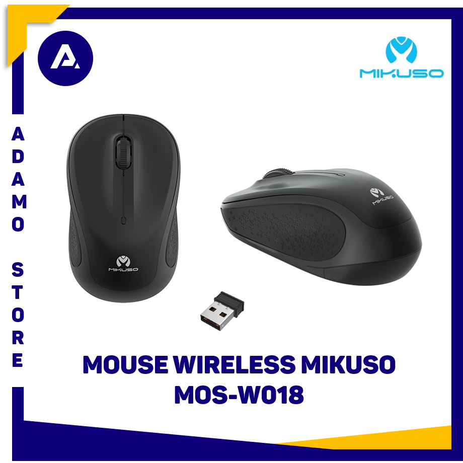 Mouse Wireless Mikuso MOS-W018 USB Optical Mouse