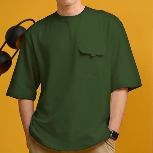 KAOS FLOPPY POCKET OVERSIZED TEES / KAOS OVERSIZED / KAOS POCKET/KAOS POLOS