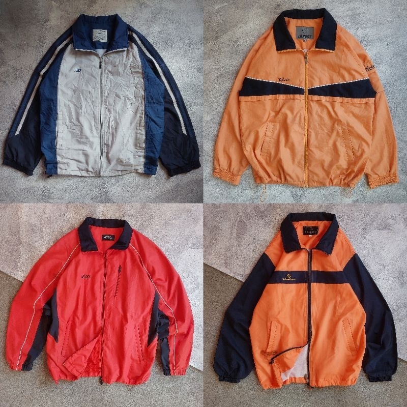 Windbreaker jacket / Colorblock
