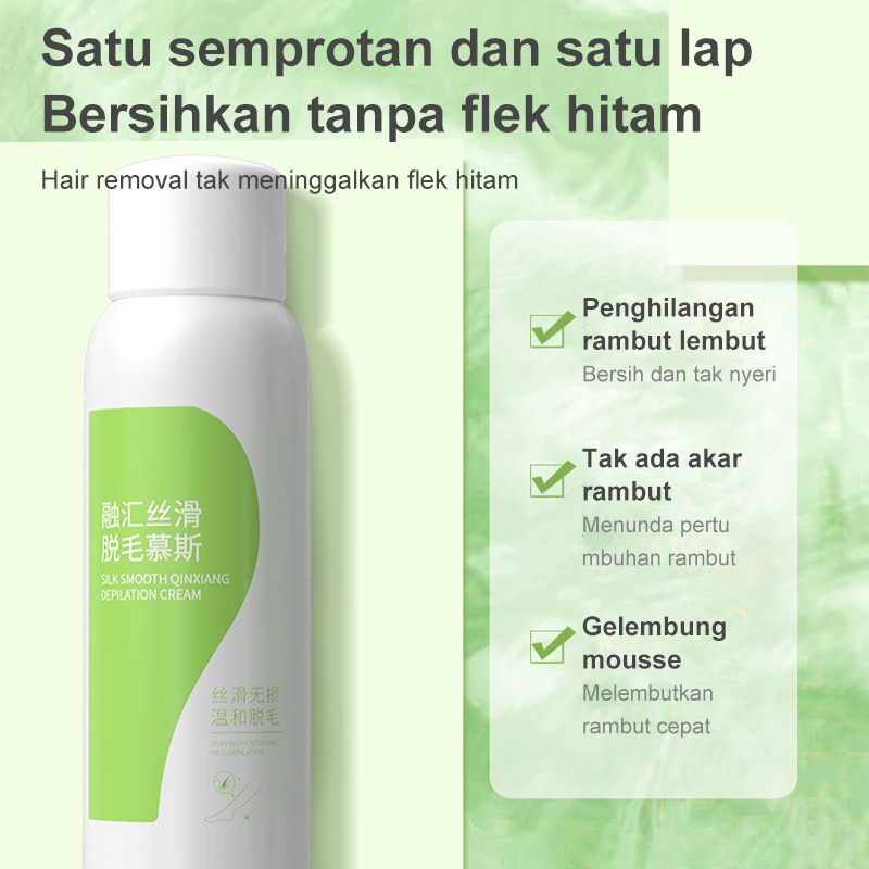 Spray penghilang bulu perontok bulu kemaluan 150ml Pencabut Bulu Cepat penghilangan bulu permanen Pencabut Bulu Tanpa Rasa Sakit