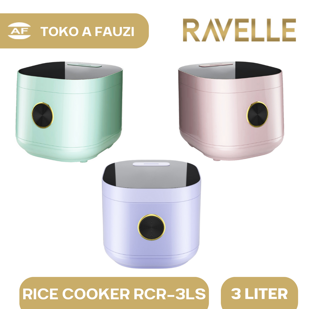 RAVELLE Rice Cooker Digital Low Carbo 3 Liter - Penanak Nasi - Low Watt