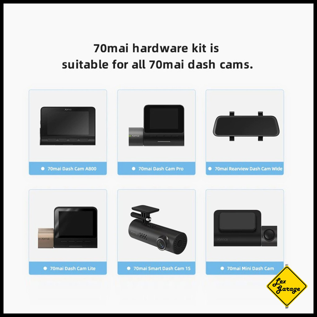 Cable kit 70mai Dashcam Hardwire Kit Monitor Parkir 24 Jam