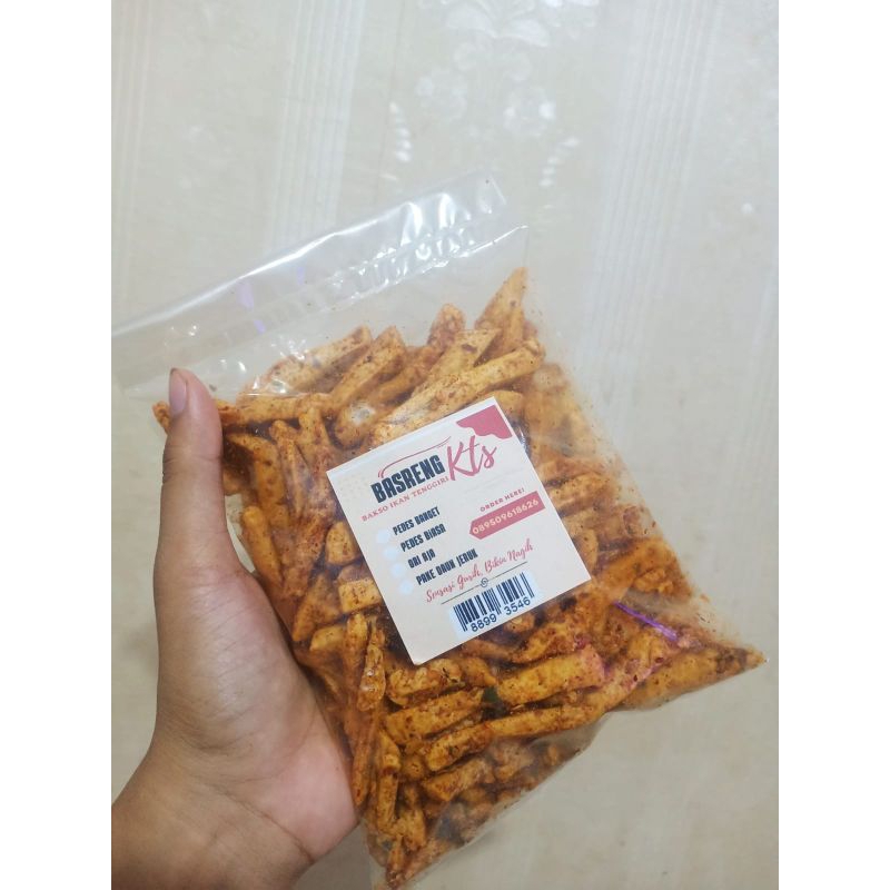 

BASRENG KRIUK 250GR ORIGINAL PEDAS DAUN JERUK