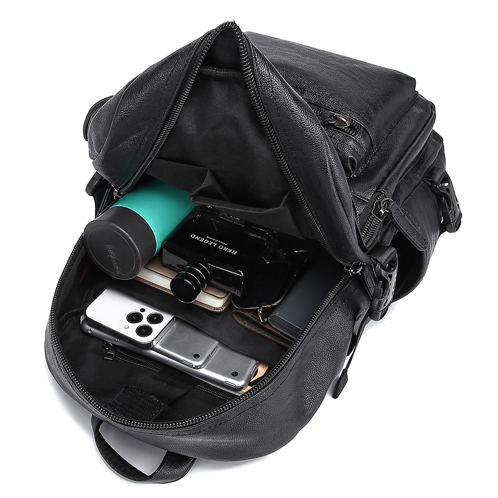Luminox Tas Ransel Kasual Kulit PVC Sintetis IGB - Tas Ransel Pria Wanita Unisex - Backpack Daypack