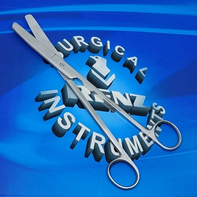 Alat Medis Alkes Sims Gynecological Scissors curved 23cm | Renz Surgical | Gunting Medis | Gunting Operasi | Gudang Medis