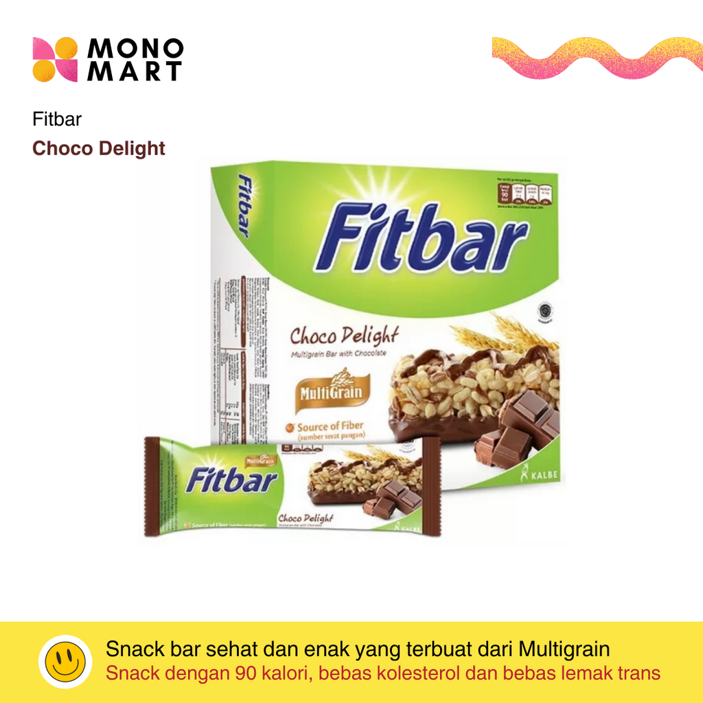 

Fitbar Choco Delight 5X20 g Multigrain