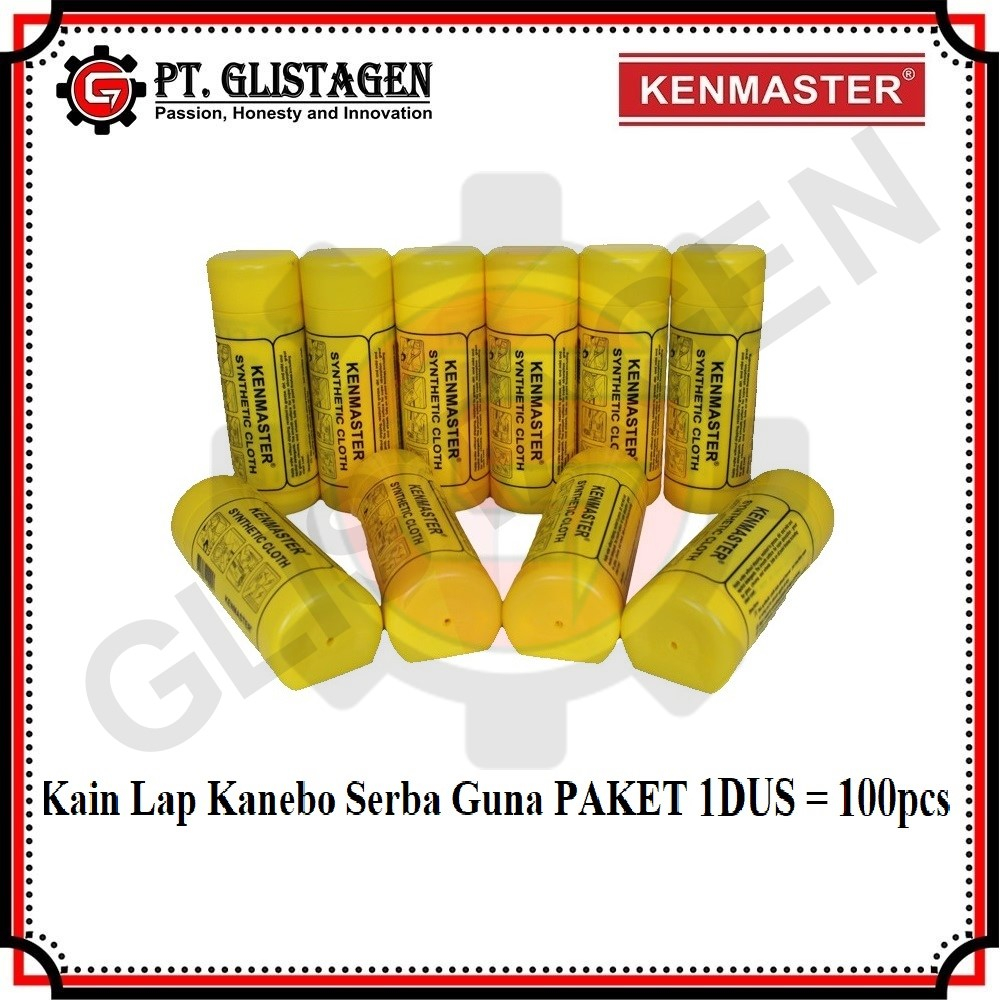 KENMASTER Kain Lap Kanebo Chamois Jumbo PAKET ( 1DUS=100pcs ) ORIGINAL