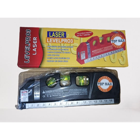 Waterpass Laser Level Pro 3 FIXIT Water pass Ukur Kemiringan