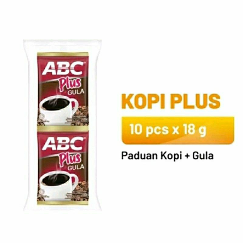 

ABC Plus Gula Kopi 18gr x 10 sachet