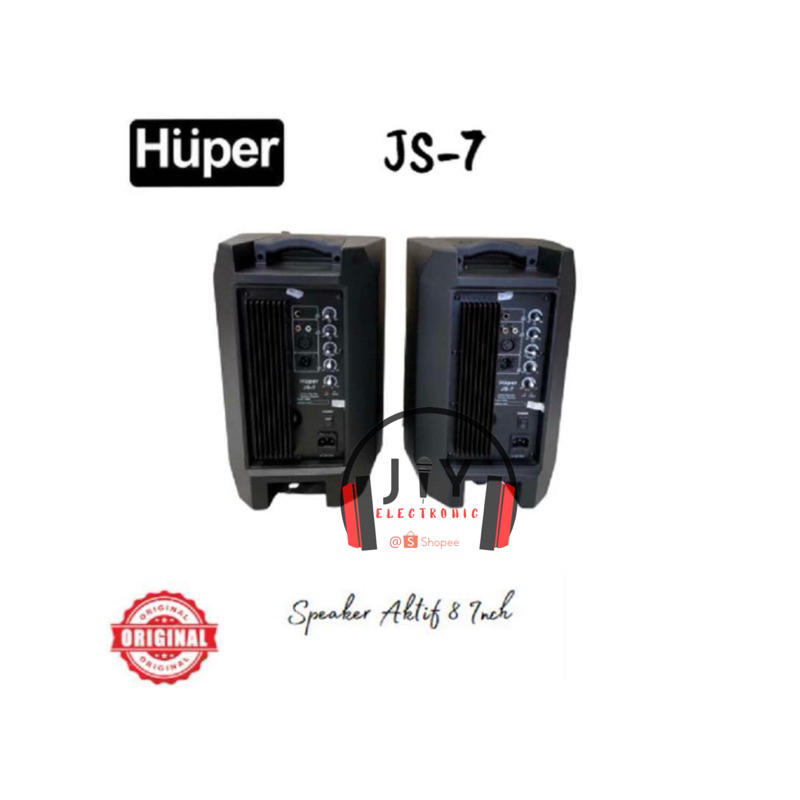Speaker Aktif 8 inch Huper JS 7 JS-7 JS7 Original