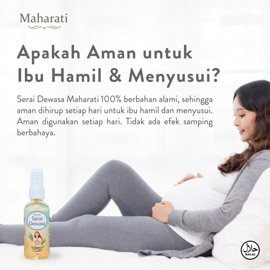 MAHARATI SERAI DEWASA Anti Gigitan Nyamuk dan Serangga Alami 20ML 40ML