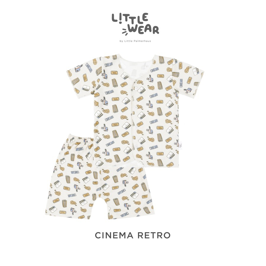 LITTLE PALMERHAUS LITTLE WEAR SHORT SLEEVE Setelan Bayi