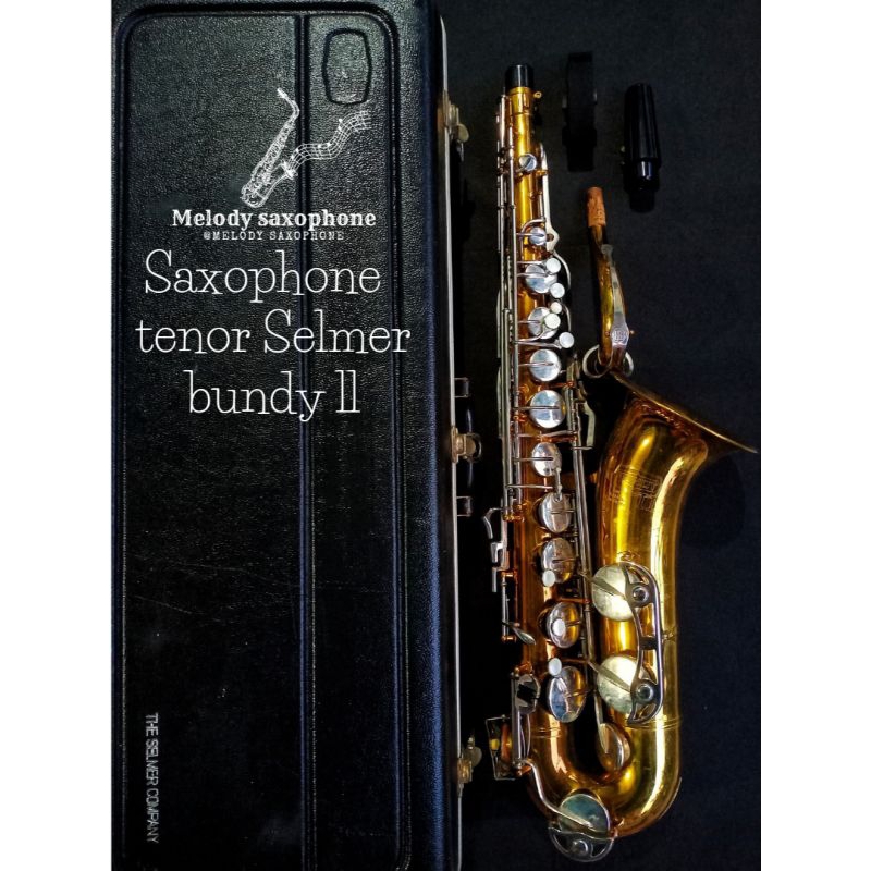 tenor saxophone selmer bundy ll