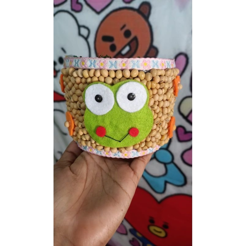 

Tempat pensil biji bijian/ prakarya kolase biji"an