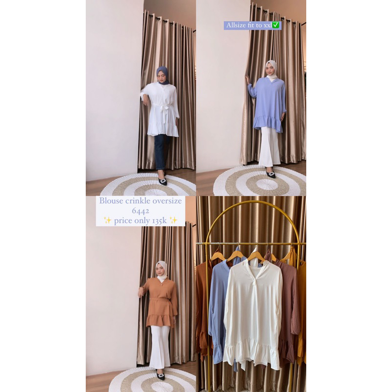 Blouse Crinkle Oversize