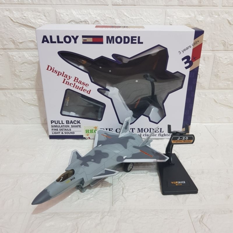 Mainan Diecast Pesawat Jet Tempur - Diecast Pesawat Terbang Jet