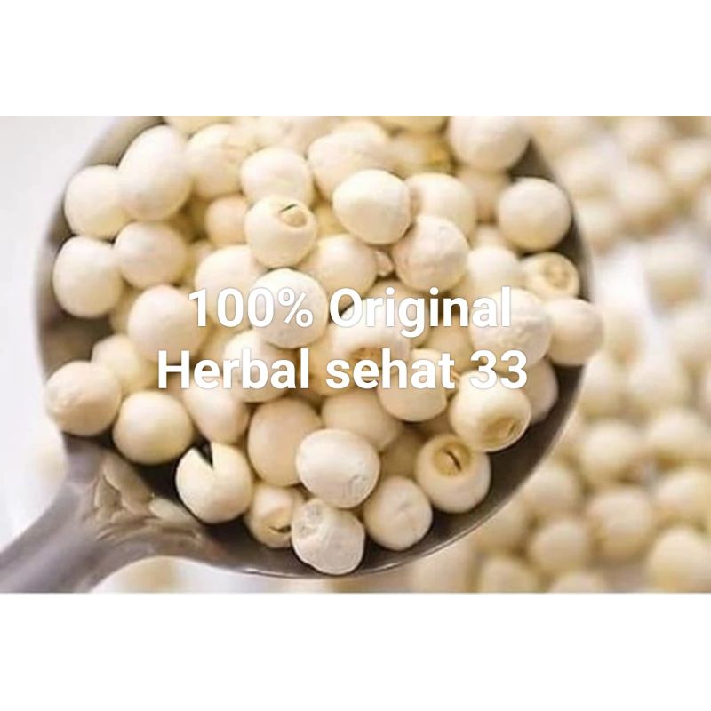 

biji teratai kering lotus seed Lien zi 50gr