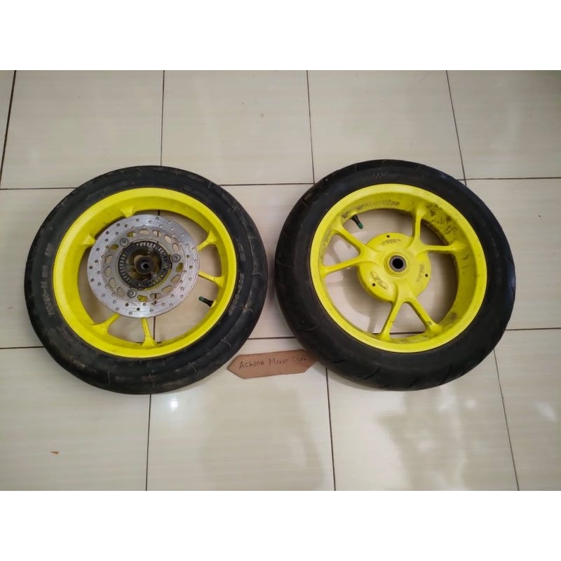 velg depan belakang Yamaha aerox 155 original