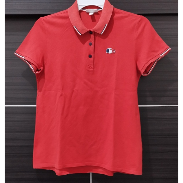 Preloved Kaos Polo Wanita Lacoste Sport Original Size 40