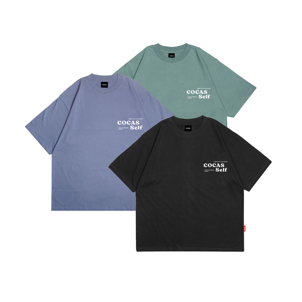 COCAS Kaos Original COCAS SELF Regular Cotton 24s