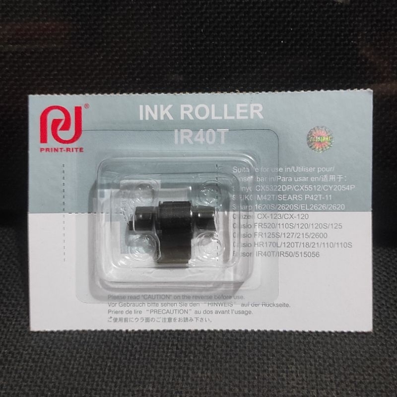 

Tinta Kalkulator Printer Hitam Merah IR 40T 40 T Casio HR 100 RC / TM Dan FR 2650 R Print Rite Printrite
