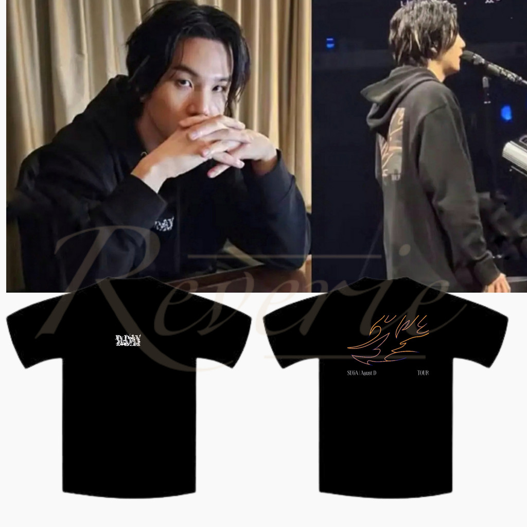 TSHIRT D-DAY AGUSTD MERCH BAJU KAOS SUGA BTS BANGTAB STYLE ARMY BT21 KPOP FASHION OUTFIT IDOL TOUR 2