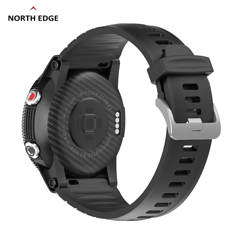 New NORTH EDGE X-TREK 360*360 High Resolution Screen GPS Watch Heart rate/VO2 MAX/SPO2/120 Sport modes Smartwatch