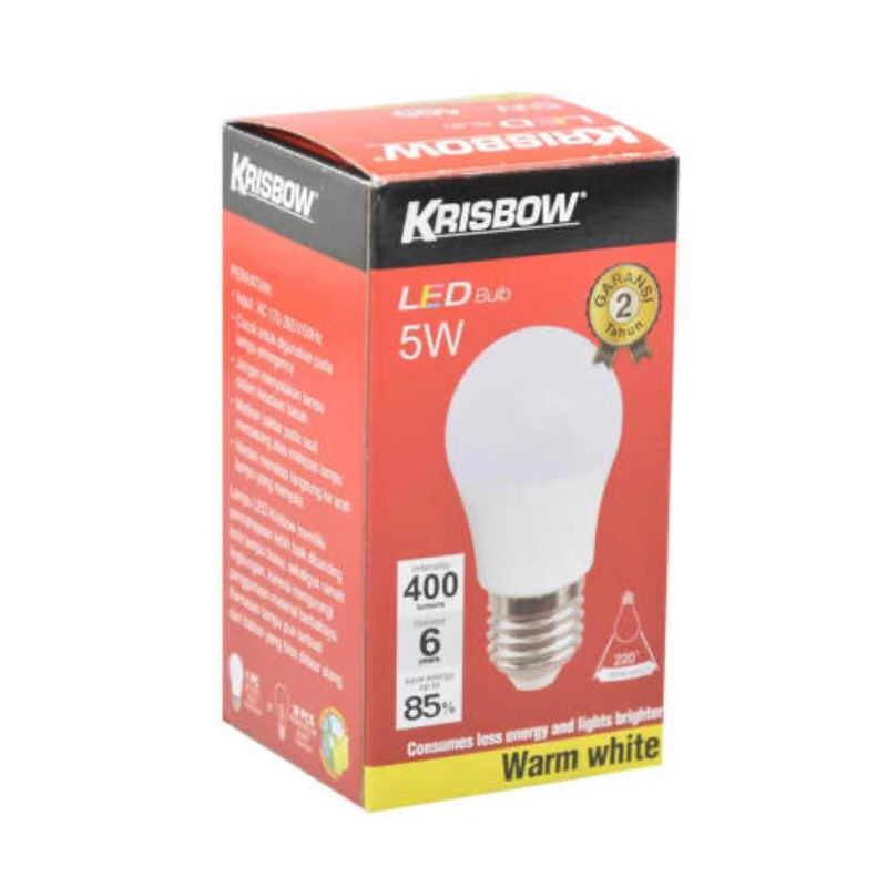 KRISBOW BOHLAM LAMPU LED 3,5,7,9,11 WATT PUTIH/KUNING/BULB LED 3-11 WATT/KRISBOW BOHLAM LAMPU MURAH