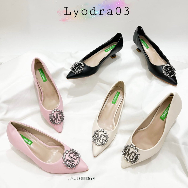 Pump heels 3cm by Maude Guesis impirt high quality fashion shoes sepatu wanita hak tinggi kantor ker