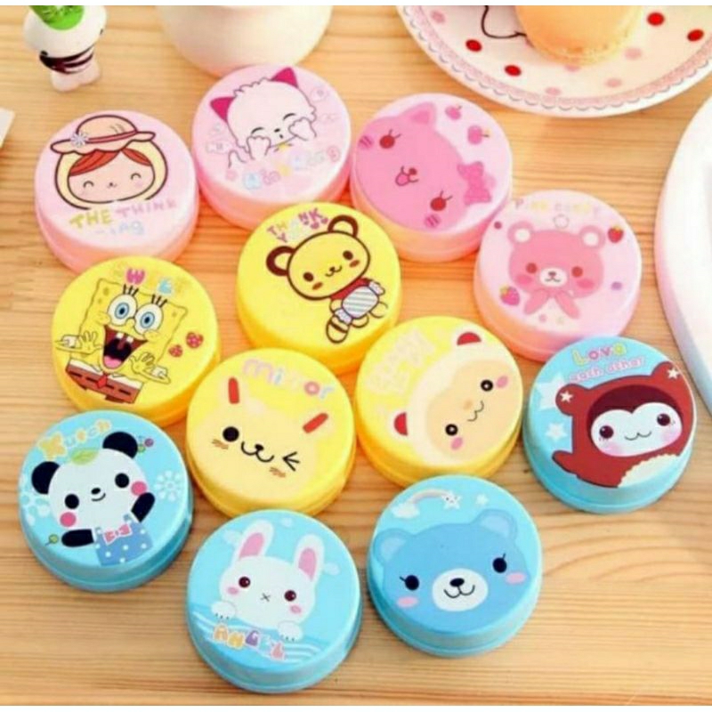 Gelas Lipat Plastik PortableTravel Cup Bottle BPA FreeGelas Anak Gelas Motif Souvenir
