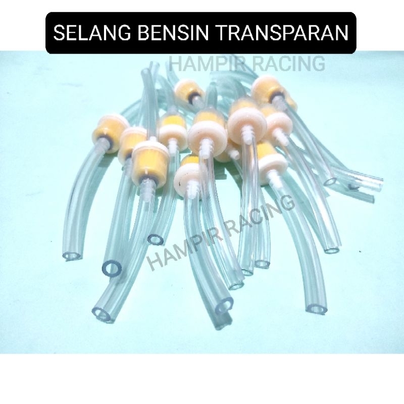 SELANG BENSIN BENING TRANSPARAN NINJA R RR TIGER GL MEGAPRO CB HEREX SCORPIO THUNDER SELANG BENSIN U