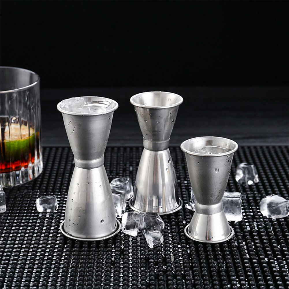 Cocktail Jigger Stainless Steel 15/30 ml Cocktail Measuring Cup Gelas Takar Barista