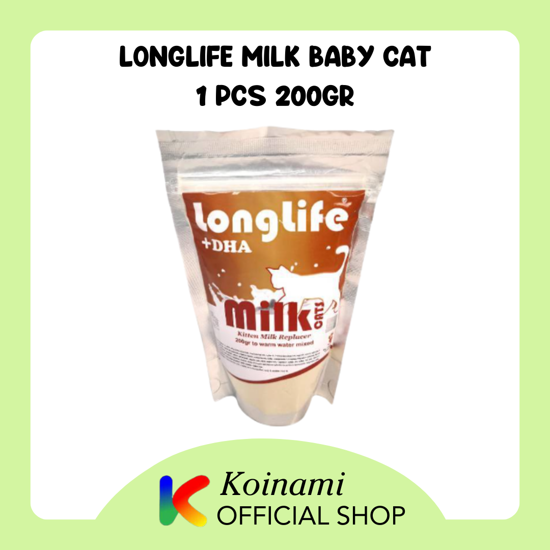 LONGLIFE MILK BABY CAT @ 1 pcs 200gr coklat / LONG LIFE MILK FOR CAT / raid all