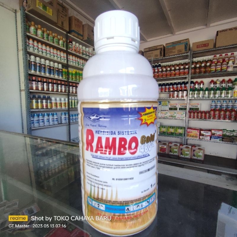 Rambo Gold 480SL 1L Obat Pembasmi Rumput