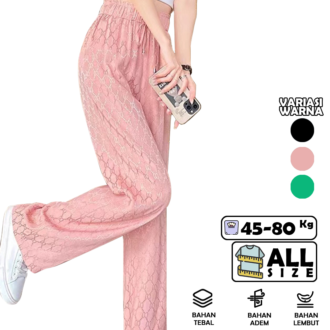 YS6022 KULOT LONG PANTS BAHAN PREMIUM IMPORT JUMBO / CELANA KULOT JUMBO TERMURAH NYAMAN - YOSINOGAWA