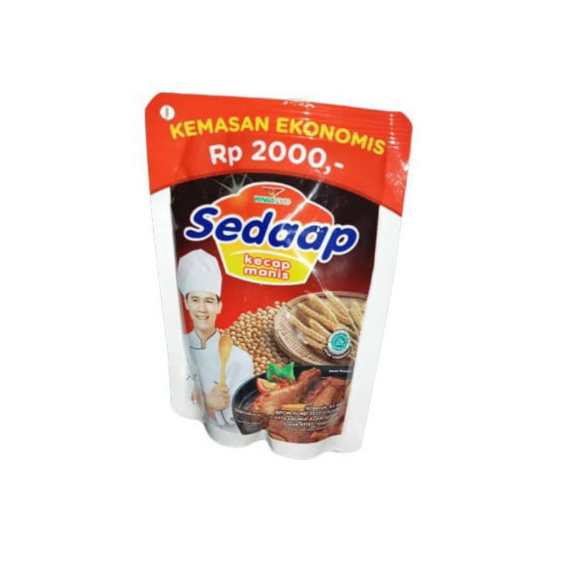

Kecap manis Sedaap 63ml harga 2000 (1 Dus isi 48sachet)