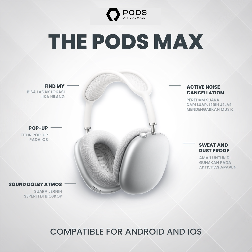 [✅PAKET HEMAT] ThePods Ultra Max Package [ThePods Max New 2023 + The Watch Smartwatch Series 8 Ultra]