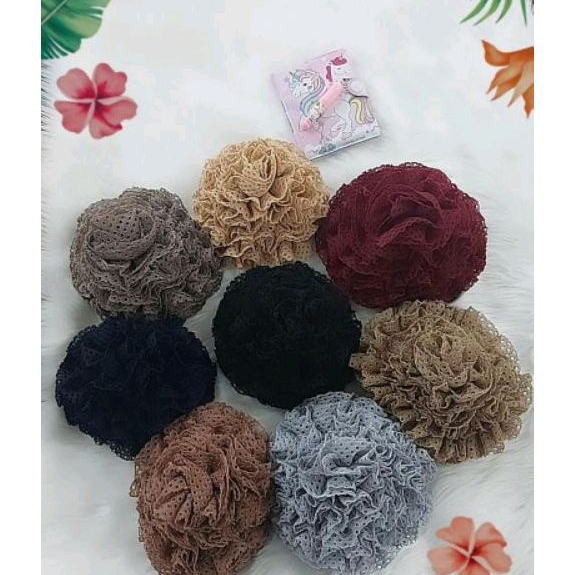 Scrunchie Turky / Cepol Rambut Renda/ Cepol Renda Turky/ Scrunchie terbaru