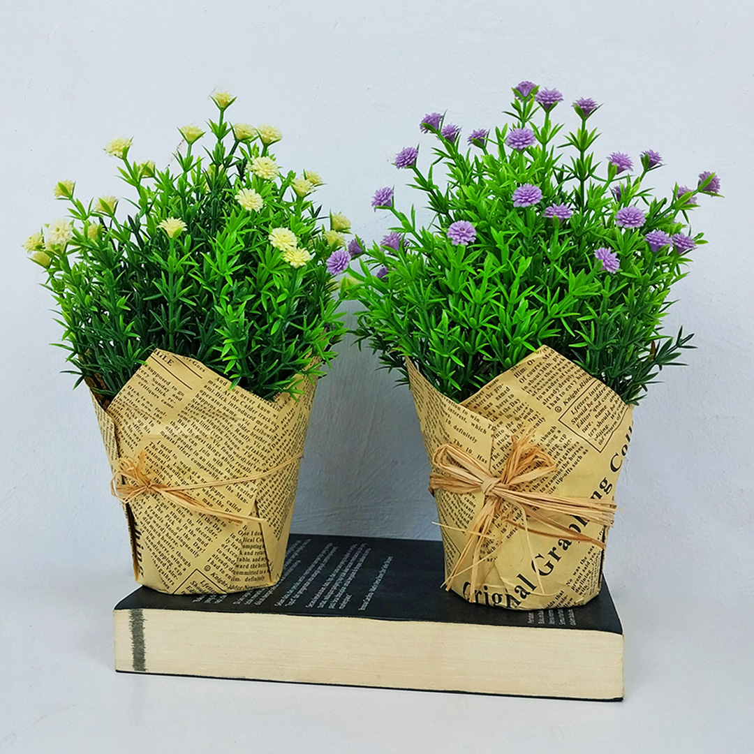 AND / COD / Tanaman Bunga Hias Plastik Artificial Flowers Cantik Bunga Hias Murah Dekorasi Rumah Import PBP86