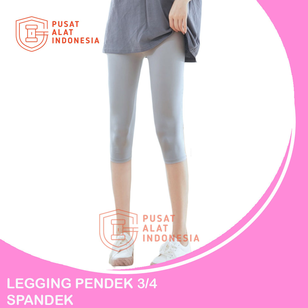 Celana Wanita Legging Pendek Spandex Dibawah Lutut Cl04