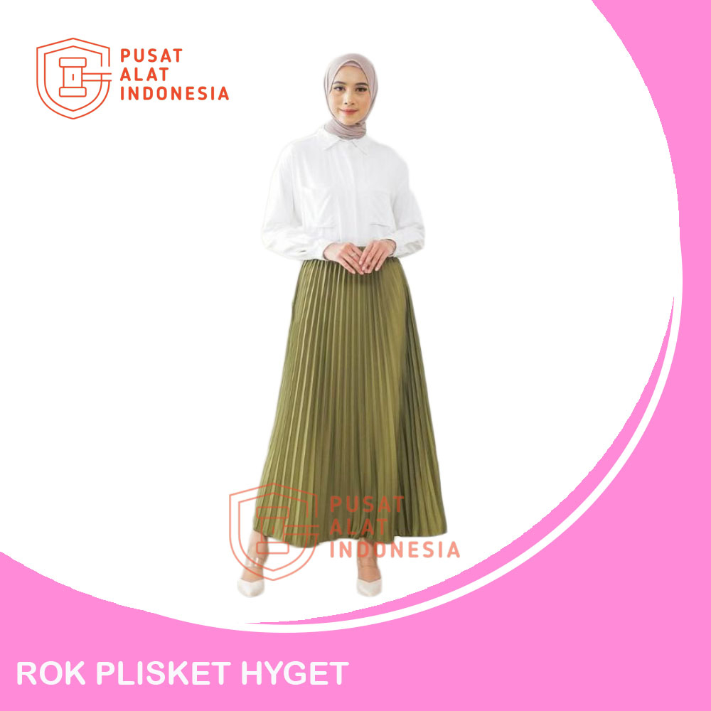 Rok Plisket Hyget Wanita Jumbo Rk01