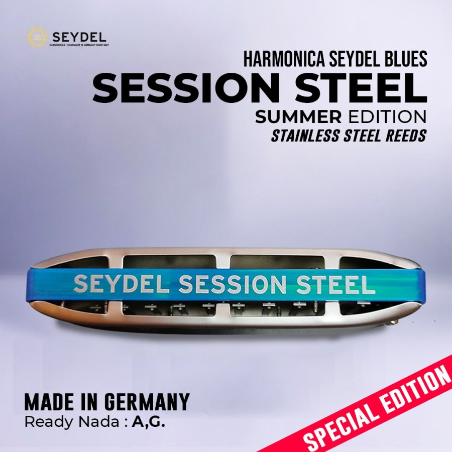 Harmonica Harmonika Seydel Blues Session Steel Summer Edition - C Rp940.000