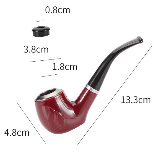 ORIGINAL PIPA POPEYE 2 IN 1 DENGAN SARINGAN ASAP PERMANEN BISA UNTUK FILTER 8MM