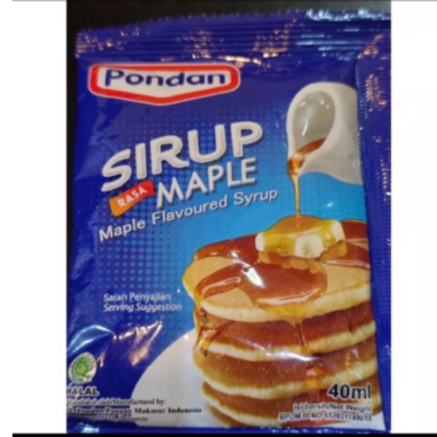 

pondan maple sirup kemasan 40ml