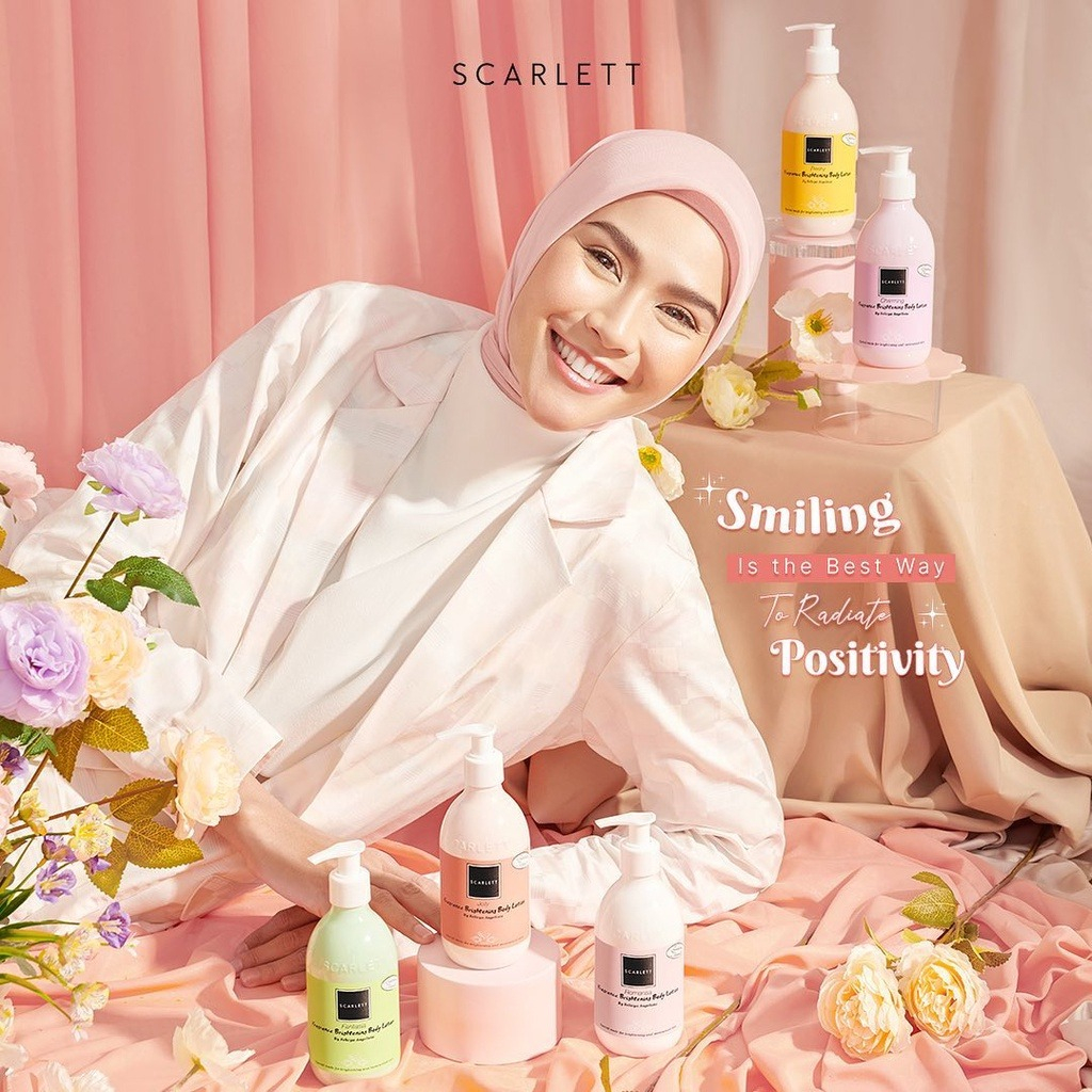 Scarlett Whitening Body Series | Body Lotion | Body Scrub | Shower Scrub by Felicya Angelista