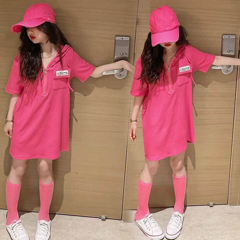 Dress Anak Perempuan Sporty Style Hoodie